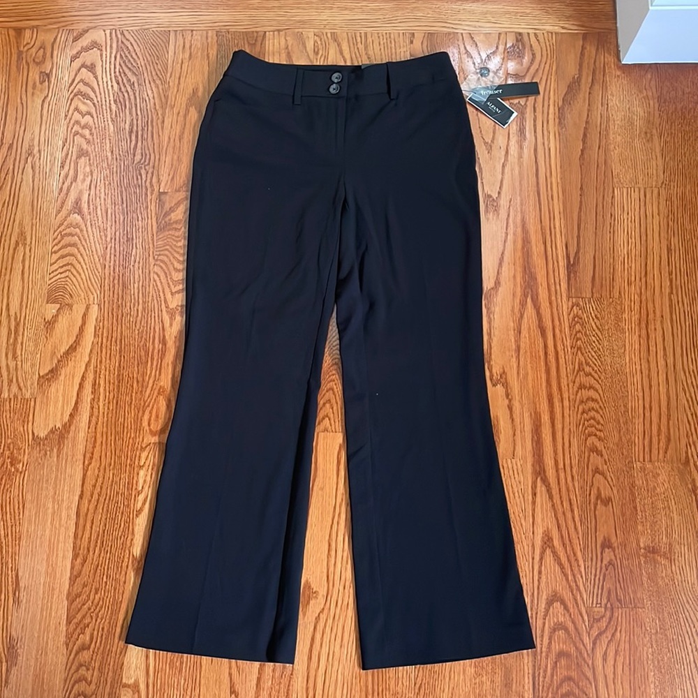 NWT Womens Black Dress Pants (Trousers) from Alfani (Petite)
